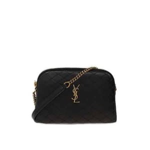 Saint Laurent Gaby Zipped Pouch In Quilted