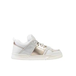 Valentino Garavani Open Skate Sneakers White And Gold