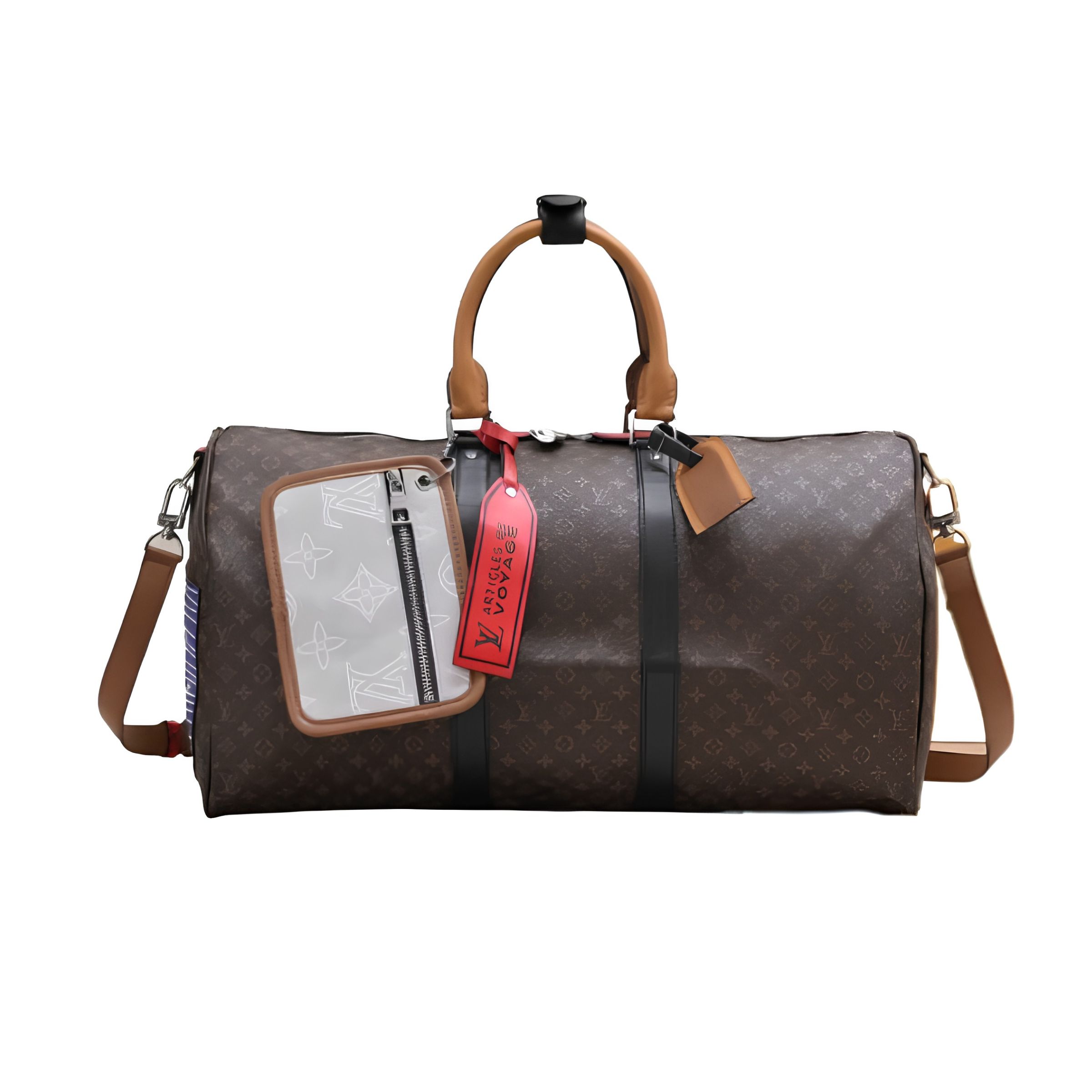 Louis Vuitton Keepall Bandouli Re Brown 50Cm M56855