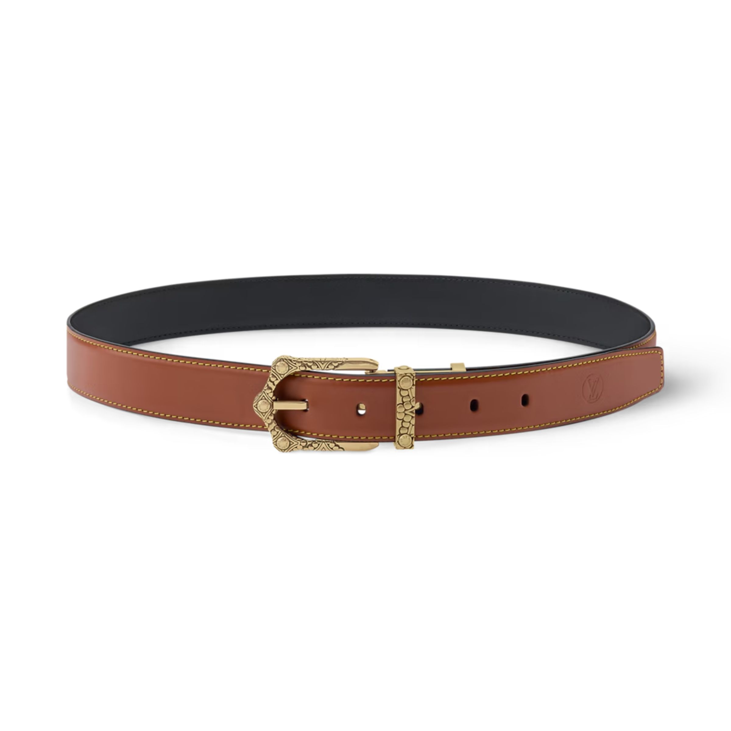 Louis Vuitton Frog Crafted 30mm Reversible Belt M4697S