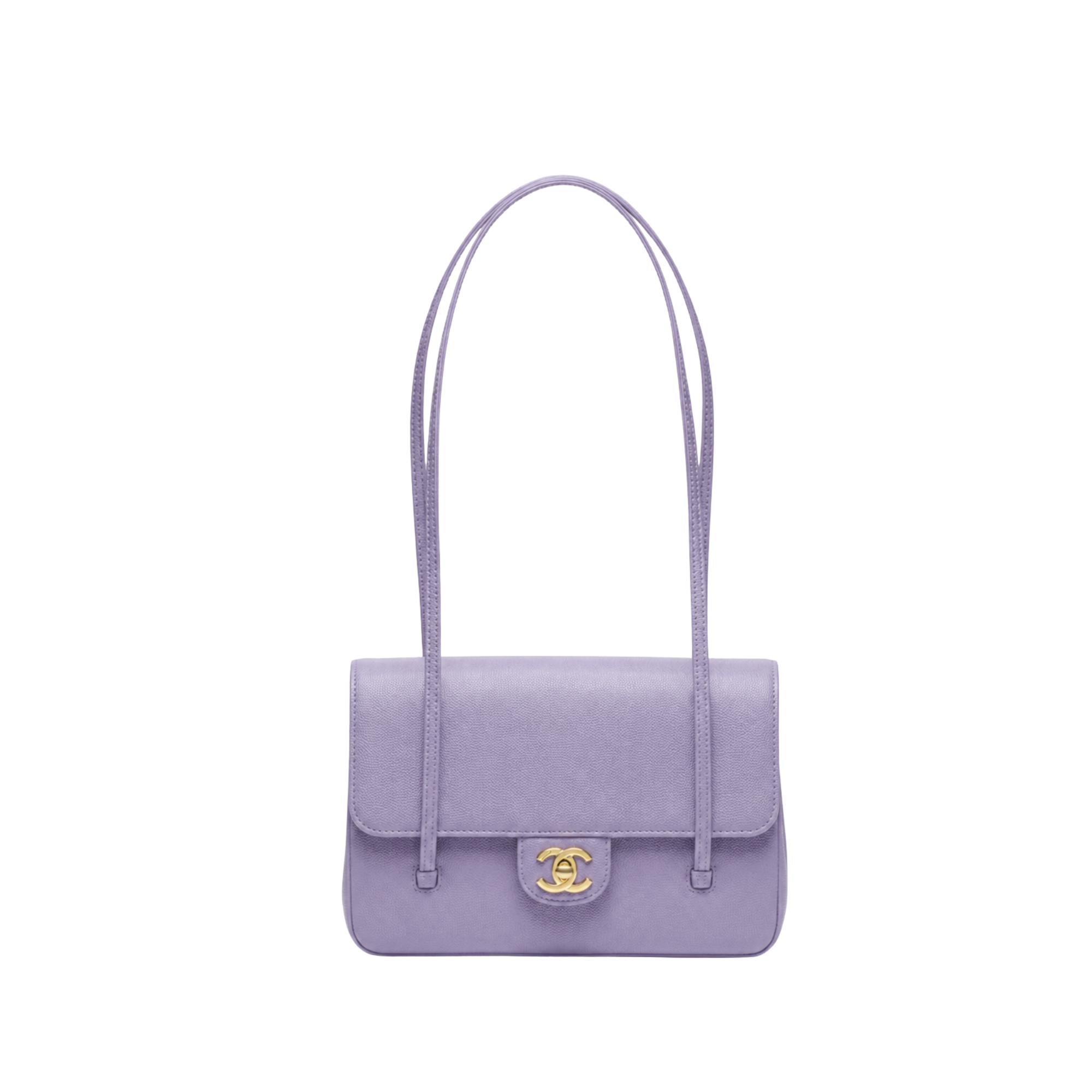 Chanel Clutch Purple Bag 17cm/6.7in