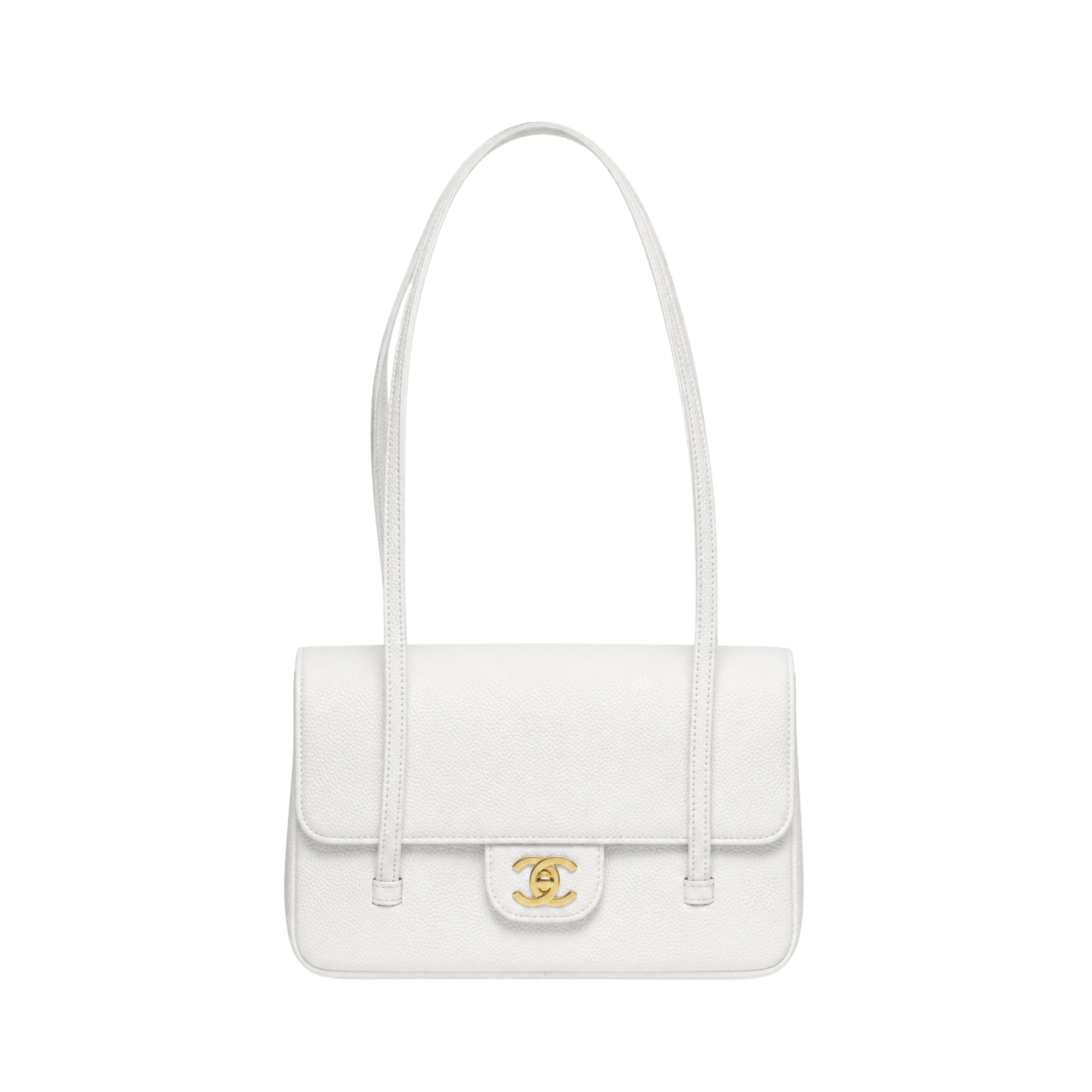 Chanel Clutch White Bag 17cm/6.7in