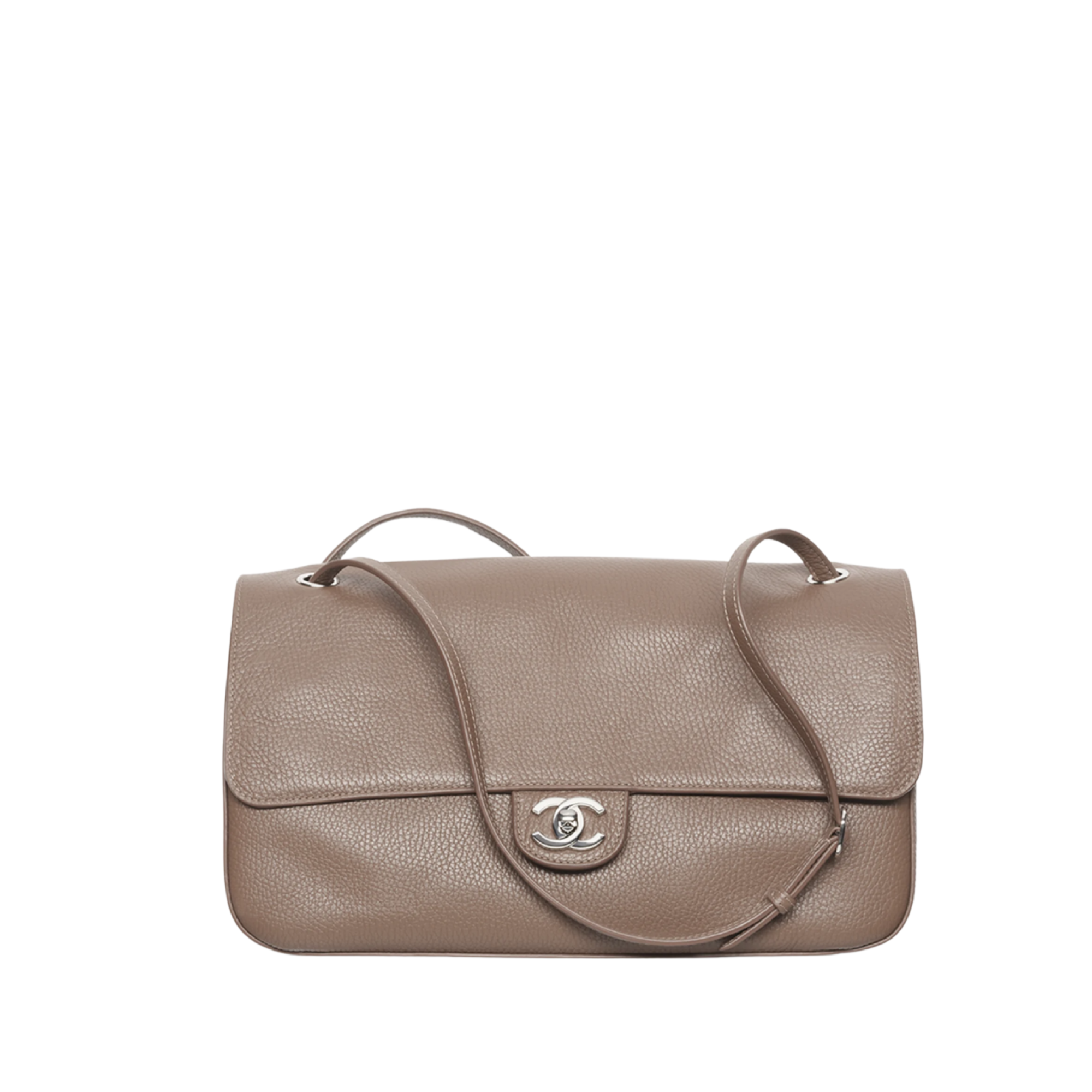 Chanel Maxi Flap Bag Light Brown 12.6cm/5in