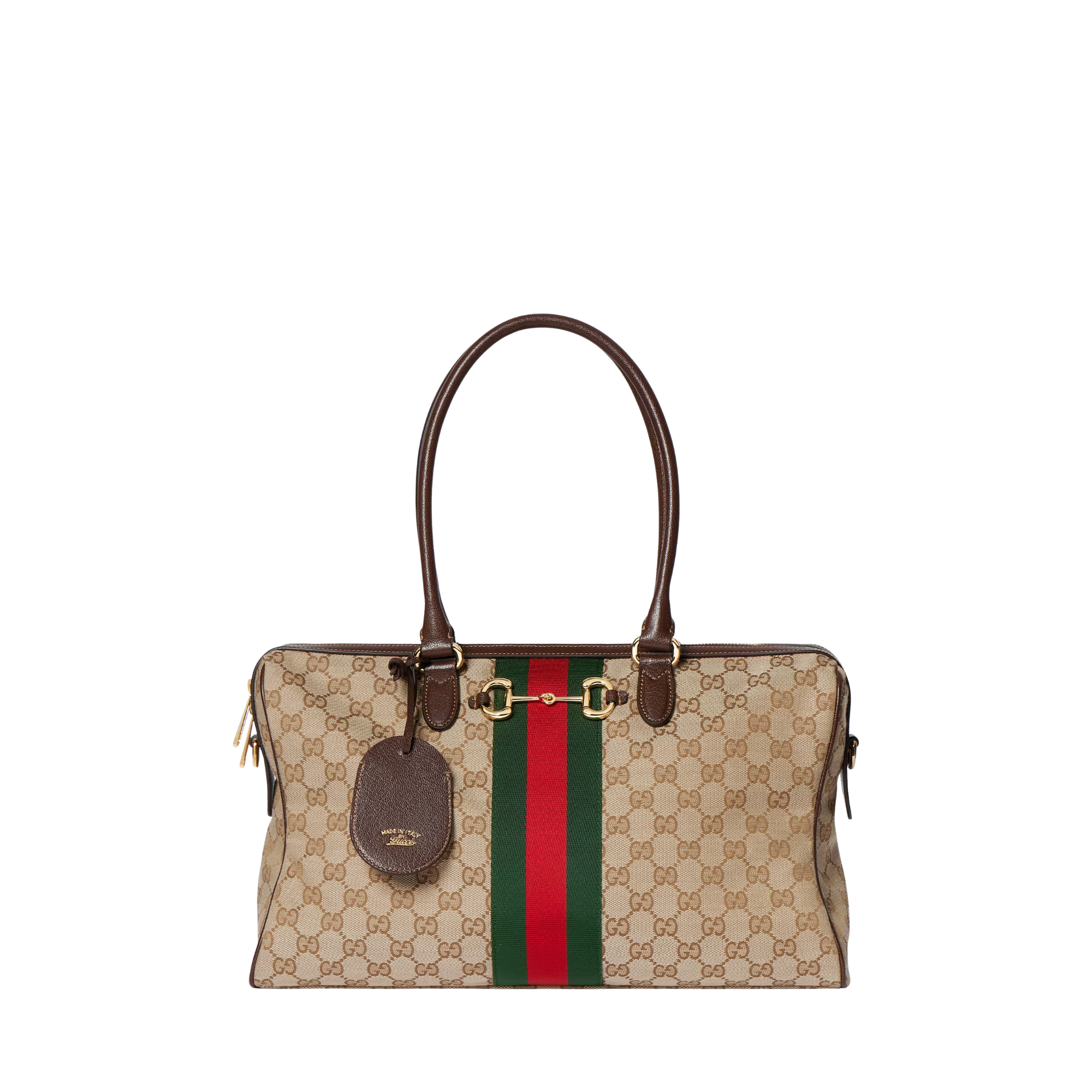 Gucci Borsetto Large Boston Bag Sand Brown 38.5cm/15.2in