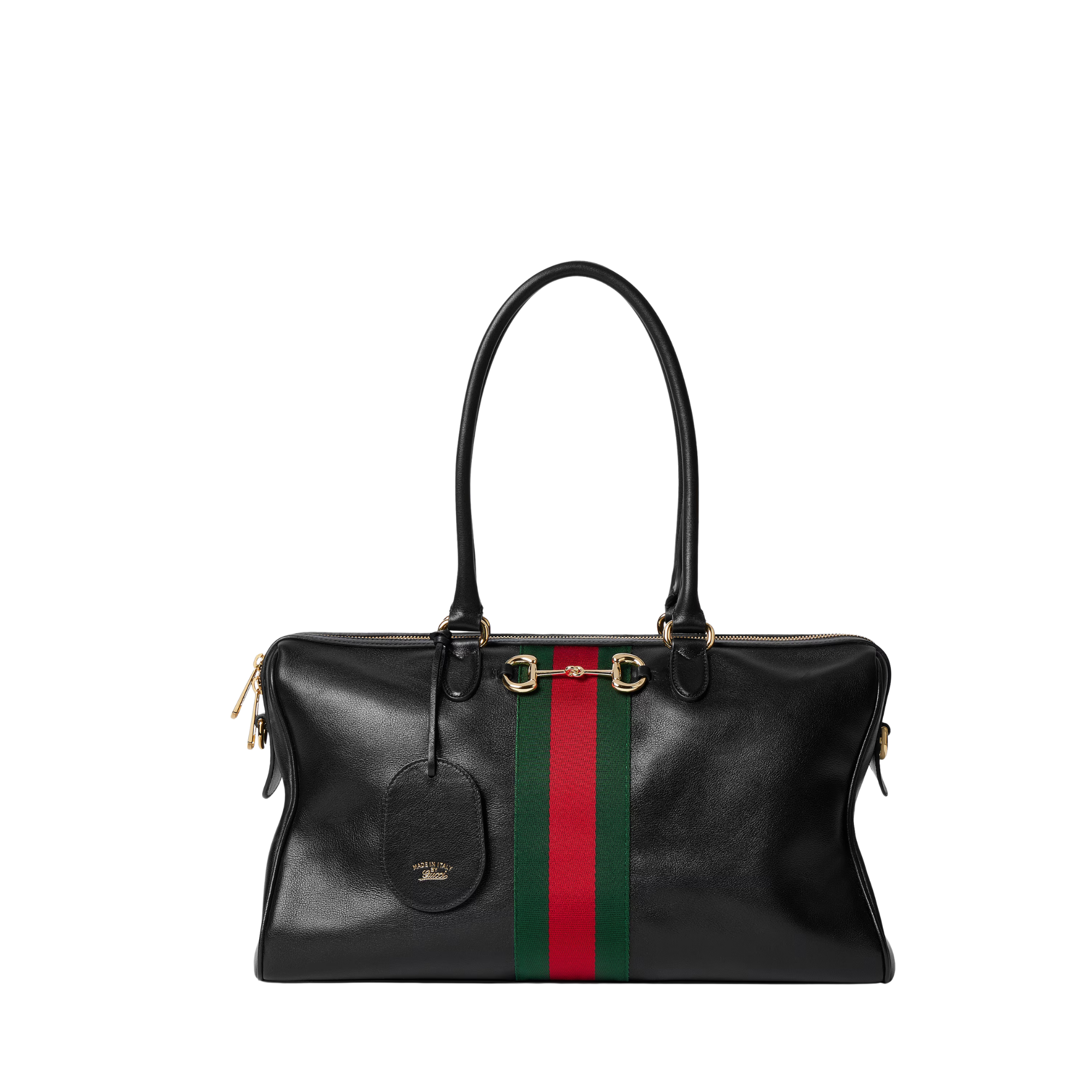 Gucci Borsetto Large Boston Bag Black 38.5cm/15.2in
