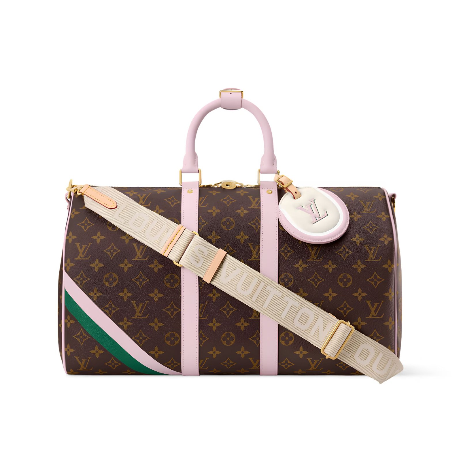Louis Vuitton Keepall Bandoulière 45cm/17.7in Monogram Coated Canvas M25822