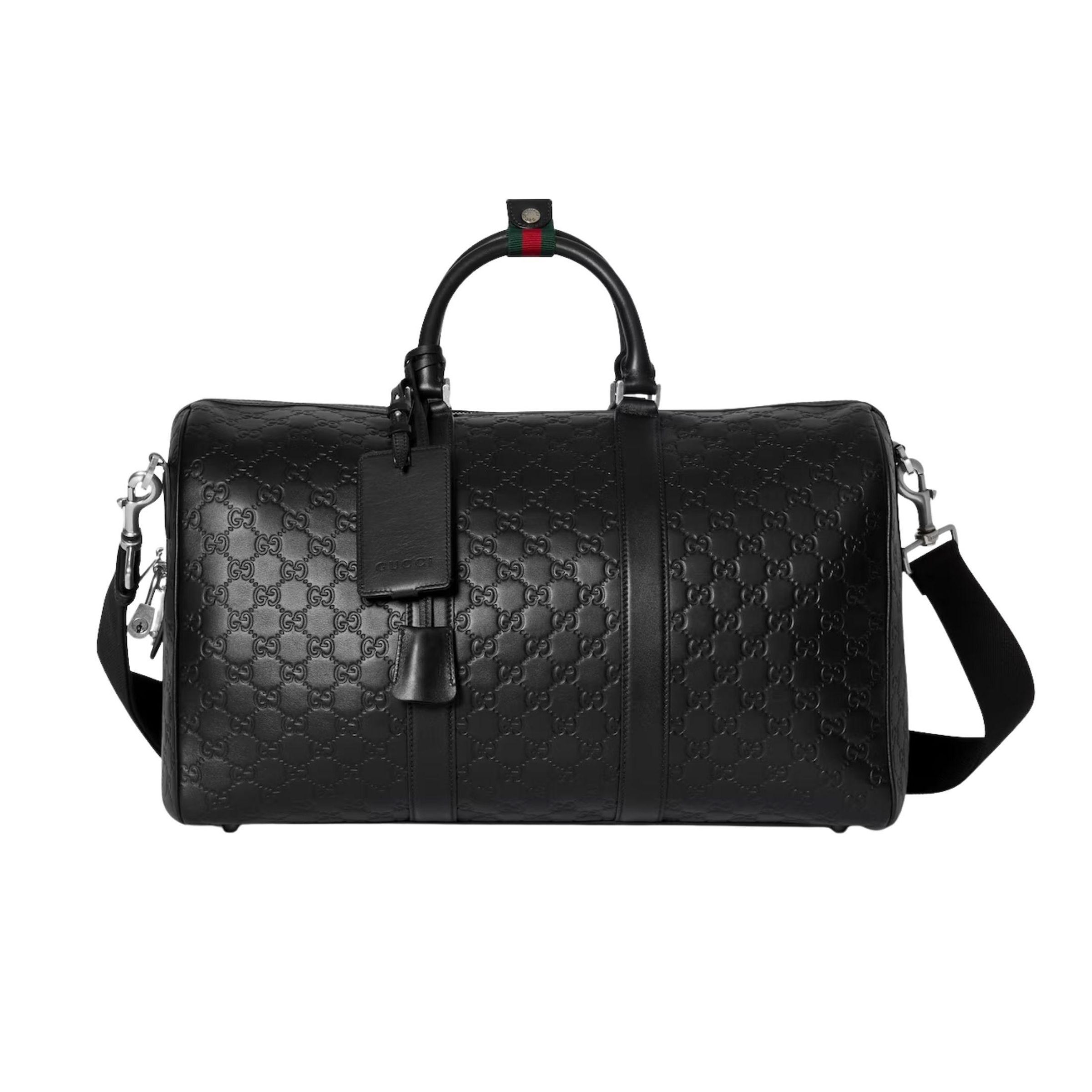 Gucci GG Emblem Medium Duffle Bag Black 45cm/29in