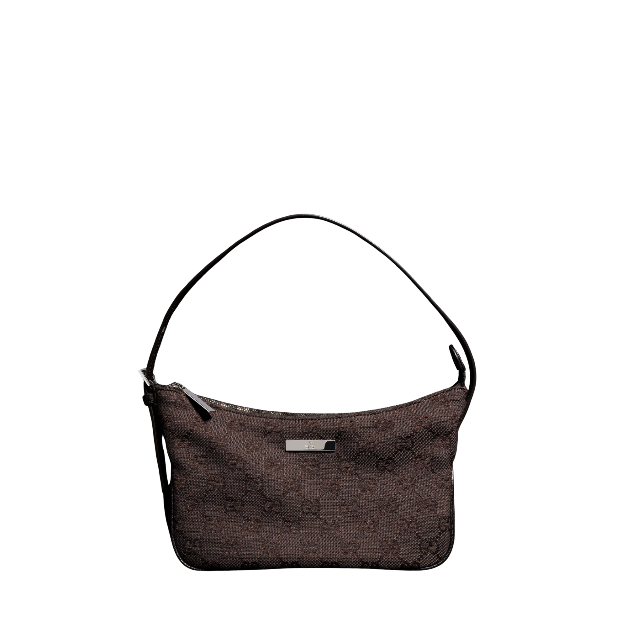 Gucci Lady Lunetta Small Shoulder Bag Dark Brown GG Canvas 22cm/8.7in 874743