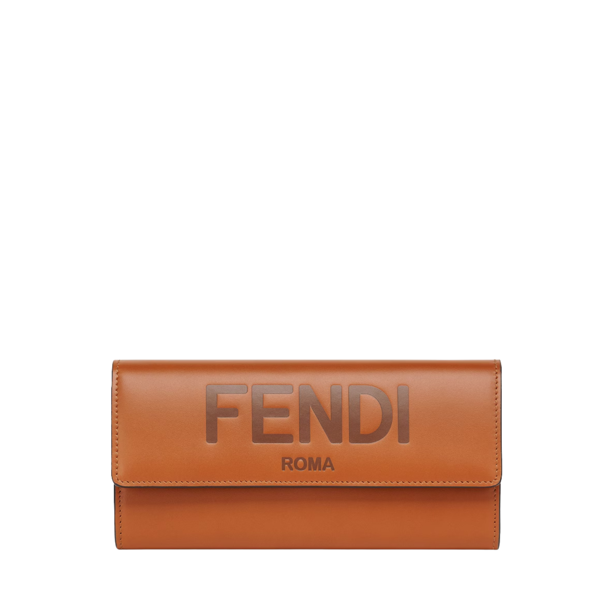 Fendi Roma Continental Brown Wallet