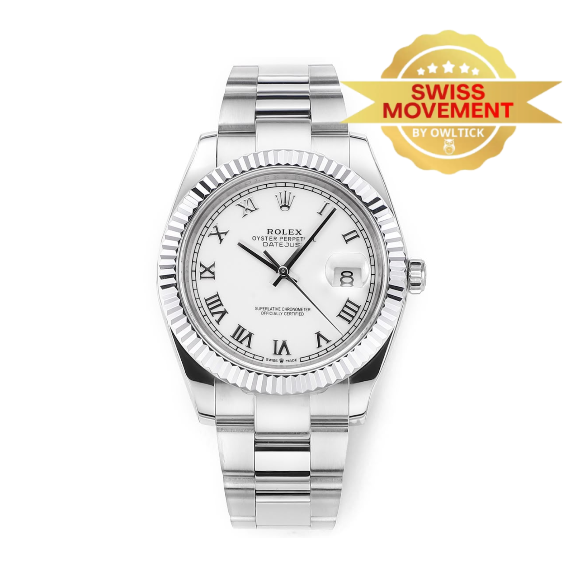[Super Clone] Rolex Datejust 41mm White Dial