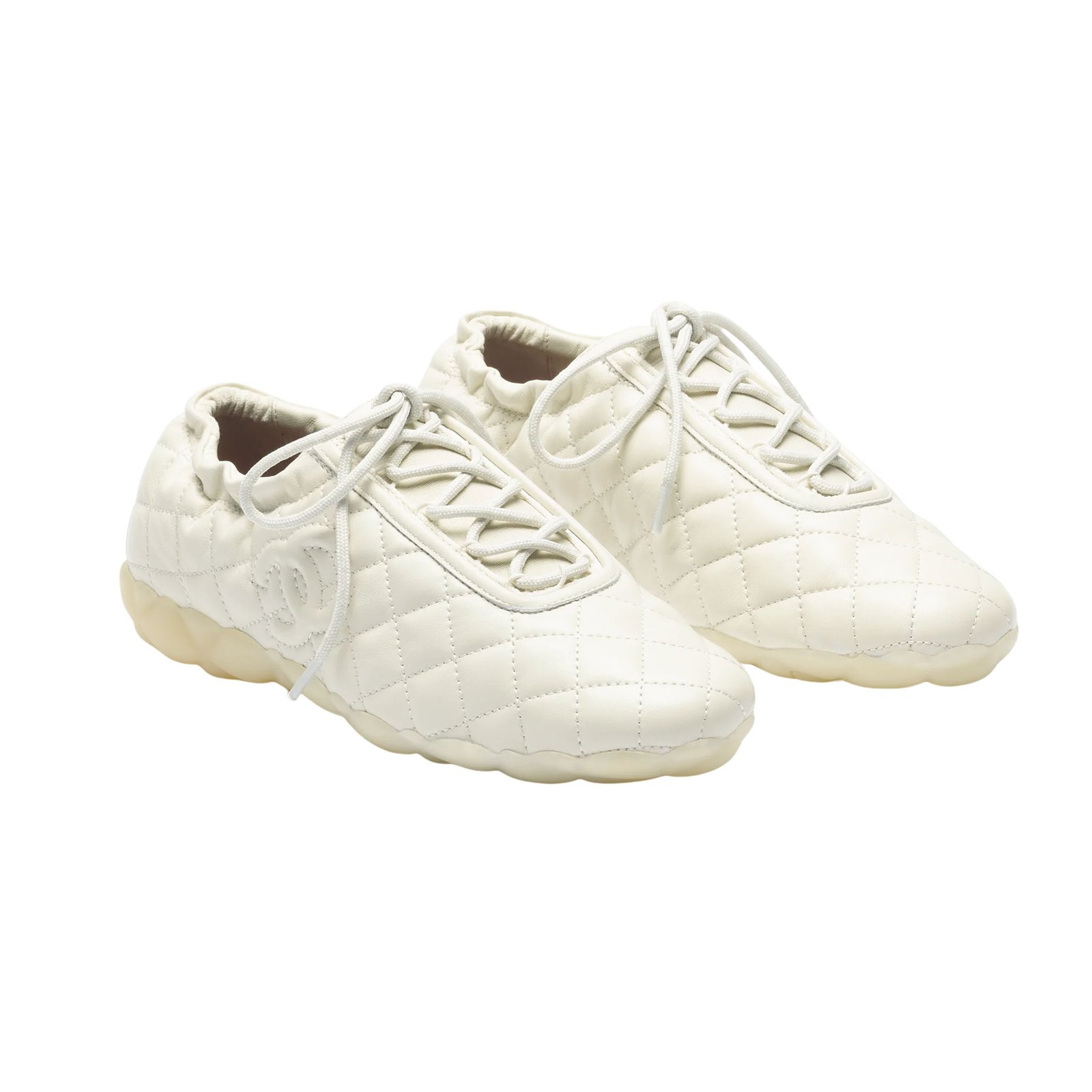Chanel Sneakers Lambskin Ivory G47570