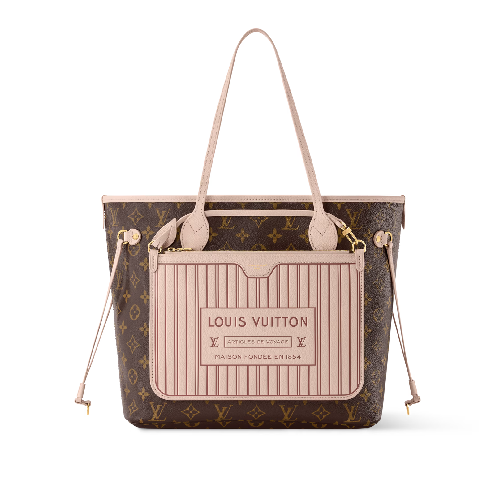 Louis Vuitton Neverfull Inside Out MM Monogram Sand 47cm/18.5in M28375