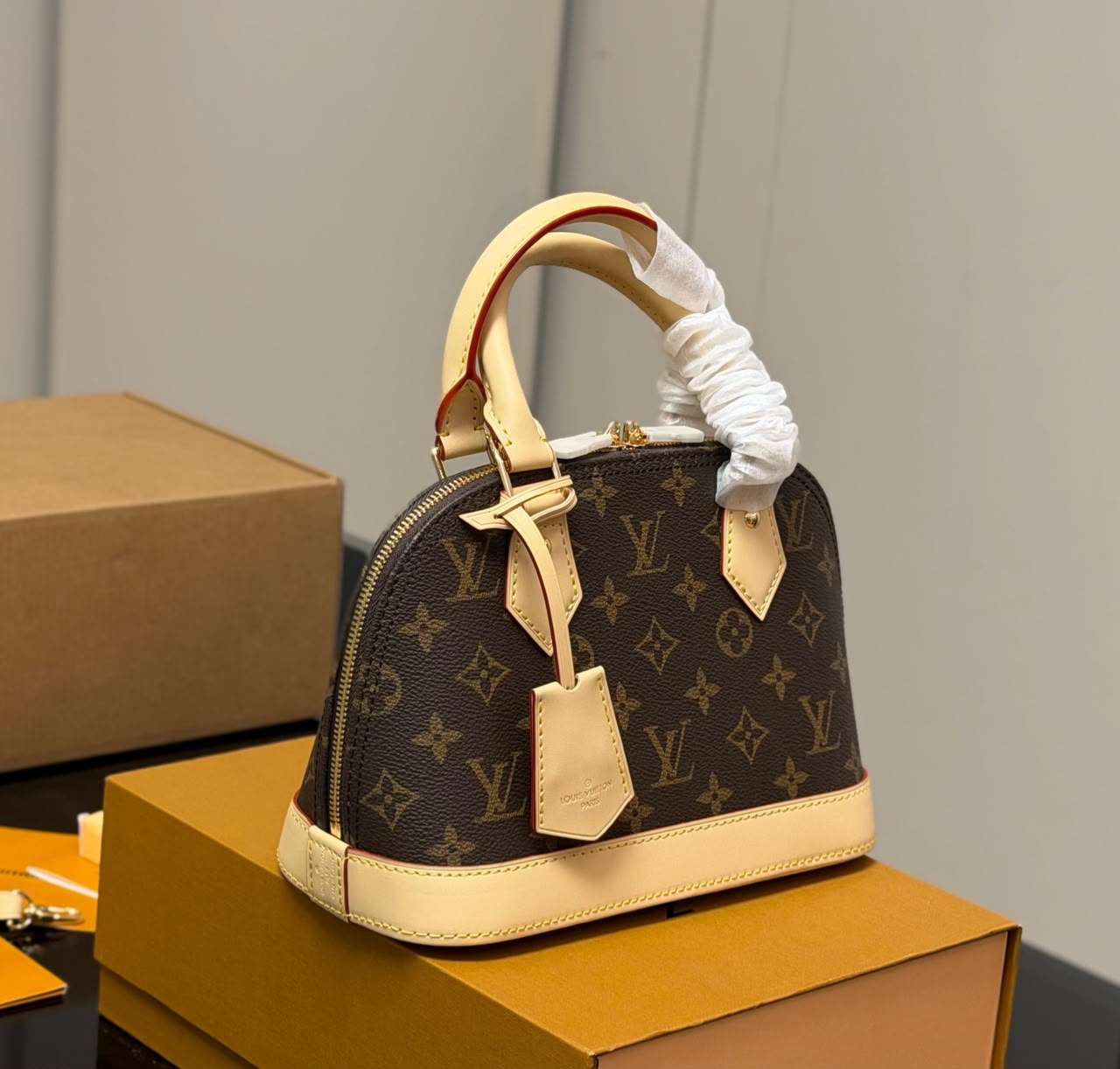 Louis Vuitton Alma Nano Bag Monogram Brown 18Cm